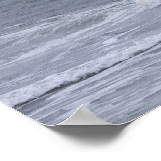 Rhode Island Ocean Waves Poster (Ecke)