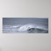 Rhode Island Ocean Waves Poster (Vorne)