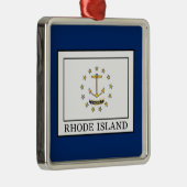 Rhode Island Ornament Aus Metall (Rechts)