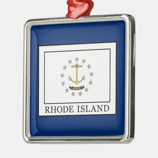 Rhode Island Ornament Aus Metall (Links)