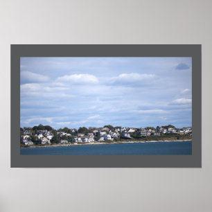 Rhode Island Ozean-Wasserlandschafts-Plakat Poster