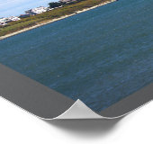 Rhode Island Ozean-Wasserlandschafts-Plakat Poster (Ecke)