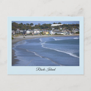 Rhode Island Ozean-Wasserlandschaftspostkarte Postkarte