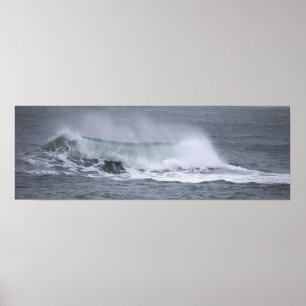 Rhode Island Ozeanwellen Poster