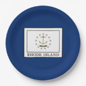 Rhode Island Pappteller (Vorderseite)