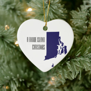 Rhode Island Personalisierte Weihnachtsschmuck