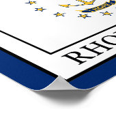 Rhode Island Poster (Ecke)