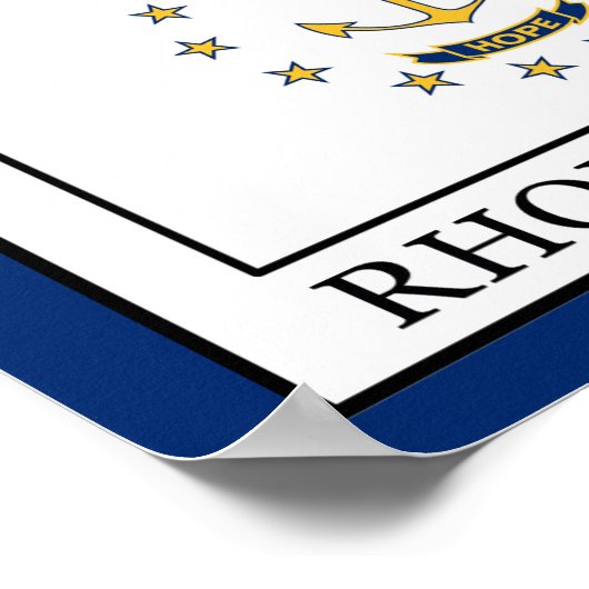 Rhode Island Poster (Ecke)