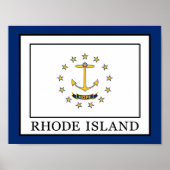 Rhode Island Poster (Vorne)