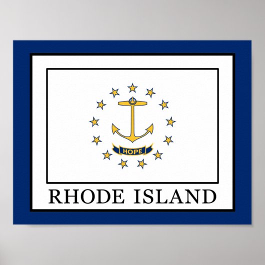 Rhode Island Poster (Vorne)