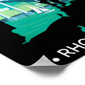 Rhode Island Poster (Ecke)