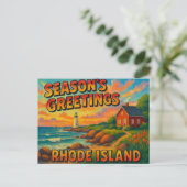 RHODE ISLAND Postkarte (Stehend Vorderseite)