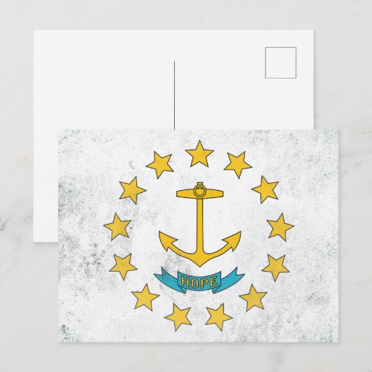 Rhode Island Postkarte (Vorne/Hinten)
