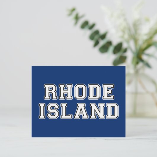 Rhode Island Postkarte (Stehend Vorderseite)