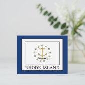 Rhode Island Postkarte (Stehend Vorderseite)
