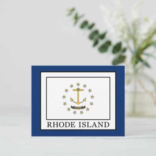 Rhode Island Postkarte (Stehend Vorderseite)