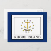 Rhode Island Postkarte (Vorne/Hinten)
