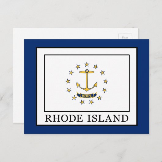 Rhode Island Postkarte (Vorne/Hinten)