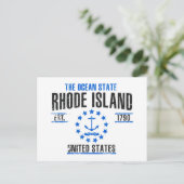 Rhode Island Postkarte (Stehend Vorderseite)