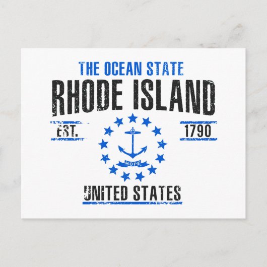 Rhode Island Postkarte (Vorderseite)