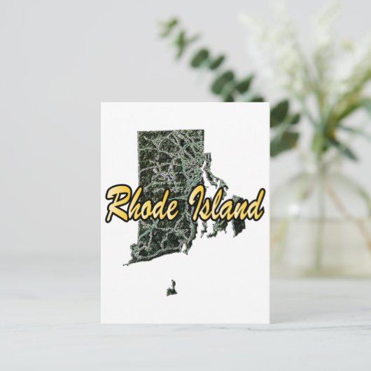 Rhode Island Postkarte (Stehend Vorderseite)