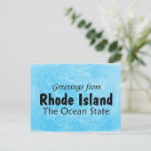 Rhode Island Postkarte (Stehend Vorderseite)
