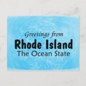 Rhode Island Postkarte (Vorderseite)