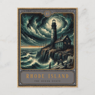 Rhode Island   Postkarte Gothic Art