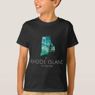 Rhode Island Proud Staat Motto The Ocean Staat T-Shirt