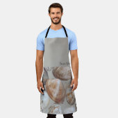 Rhode Island Quahog Clams Coastal Apron Schürze (Getragen)