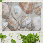 Rhode Island Quahog Clams Coastal Kitchen Towels Geschirrtuch (Gefaltet)