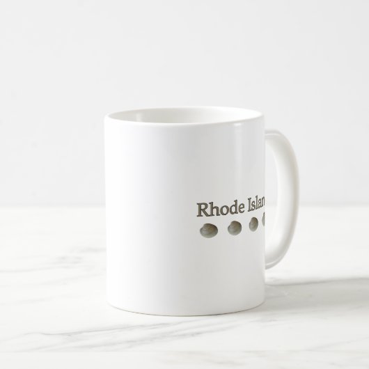 Rhode Island (Quahogmuscheln) Kaffeetasse (VorderseiteRechts)