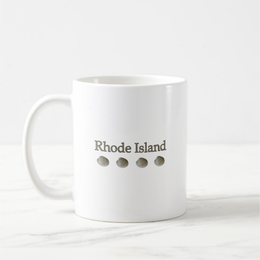 Rhode Island (Quahogmuscheln) Kaffeetasse (Links)