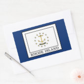 Rhode Island Rechteckiger Aufkleber (Umschlag)