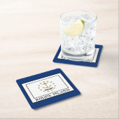 Rhode Island Rechteckiger Pappuntersetzer (Vor Ort)