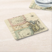 Rhode Island Rechteckiger Pappuntersetzer (angewinkelt)