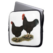 Rhode Island Red Bantams Laptopschutzhülle (Vorderseite Links)