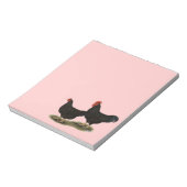 Rhode Island Red Bantams Notizblock (Rotiert)