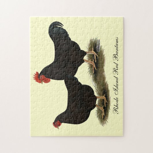 Rhode Island Red Bantams Puzzle (Vertikal)