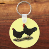 Rhode Island Red Bantams Schlüsselanhänger (Vorderseite)