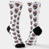 Rhode Island Red Chicken Wreath Socken (Gewinkelt)