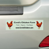 Rhode Island Red Hen Autoaufkleber (Auf Auto)