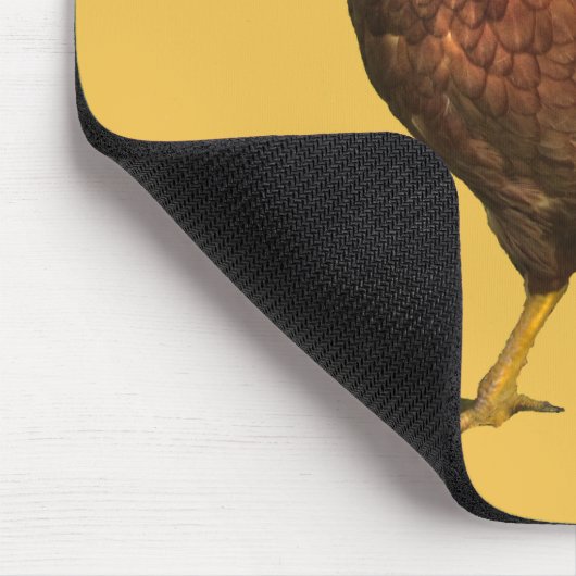 Rhode Island Red Hen Chicken Mousepad (Ecke)