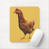 Rhode Island Red Hen Chicken Mousepad (Mit Mouse)