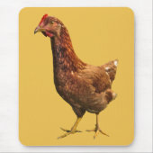 Rhode Island Red Hen Chicken Mousepad (Vorne)