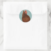 Rhode Island Red Hen Stickers (Tasche)