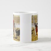 Rhode Island Red Rooster Jumbo-Tasse (Vorderseite)