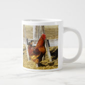 Rhode Island Red Rooster Jumbo-Tasse (Rechts)