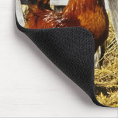 Rhode Island Red Rooster Mousepad (Ecke)