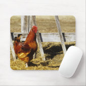 Rhode Island Red Rooster Mousepad (Mit Mouse)
